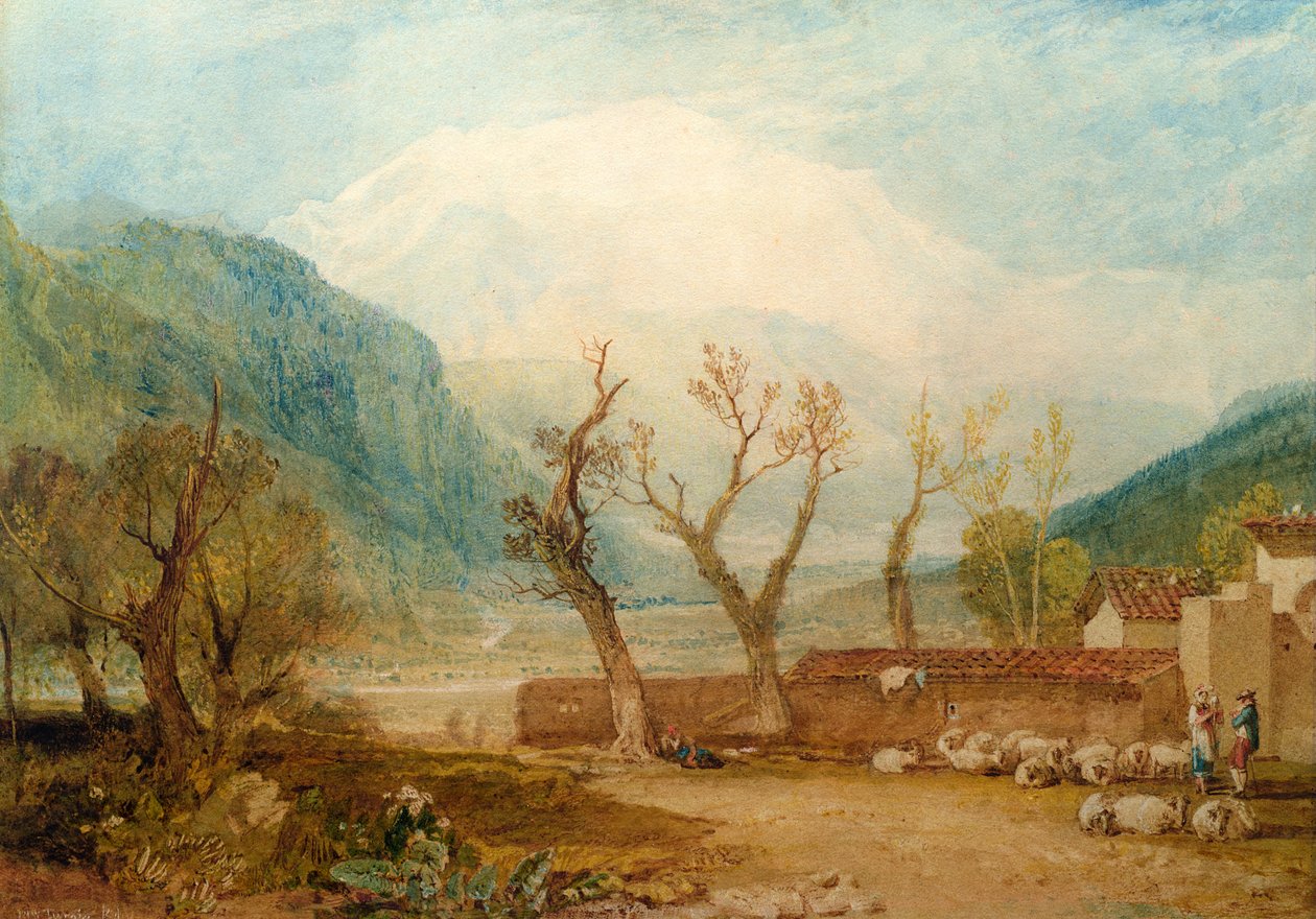 Sallanches autorstwa Joseph Mallord William Turner