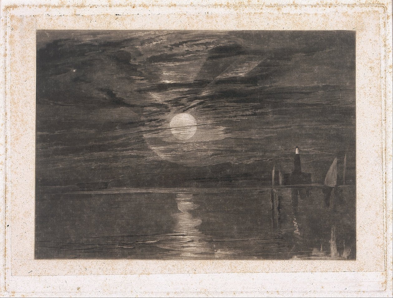 Latarnia morska Shield autorstwa Joseph Mallord William Turner