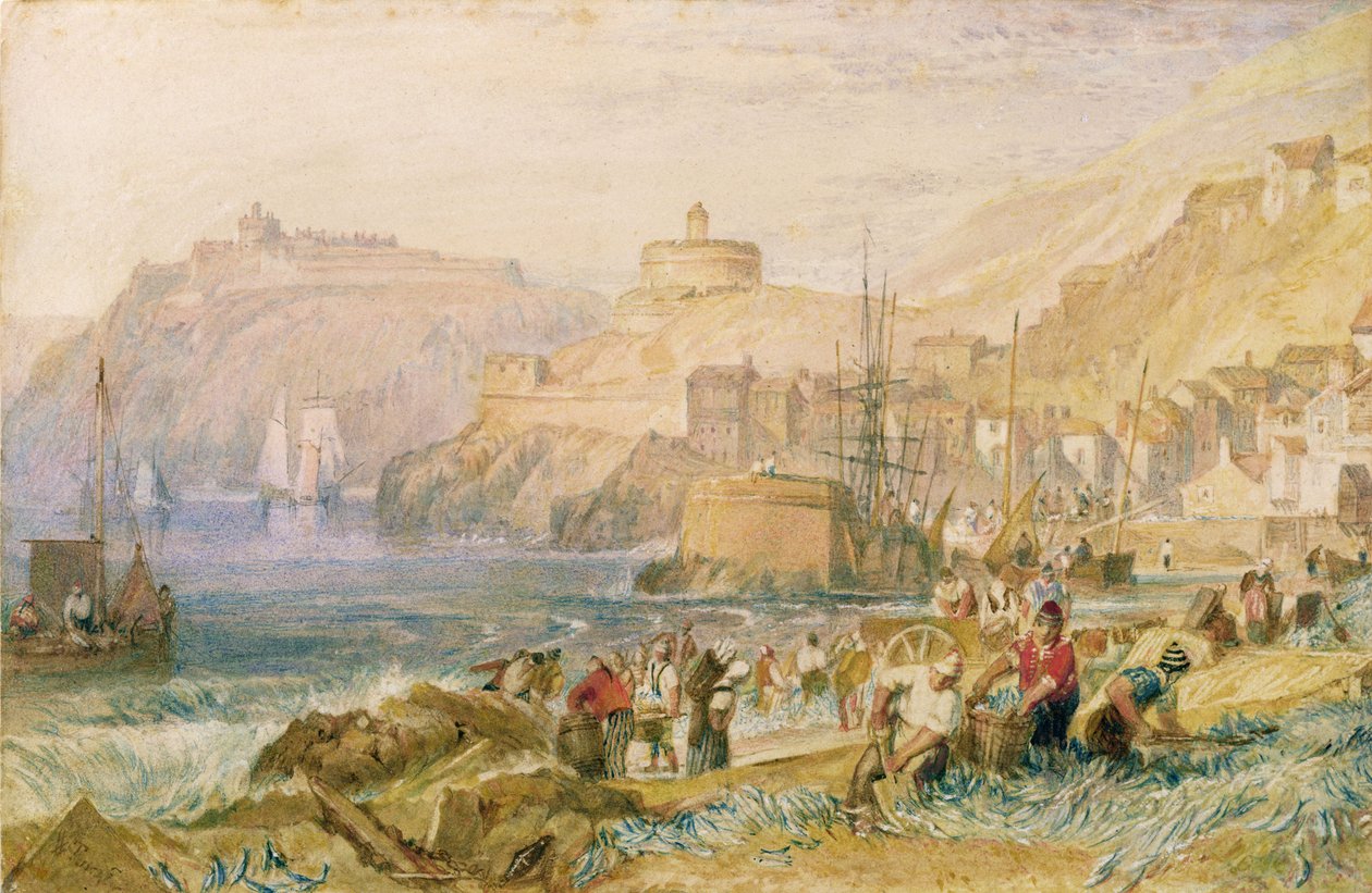 St. Mawes, Kornwalia, ok. 1823 r. autorstwa Joseph Mallord William Turner