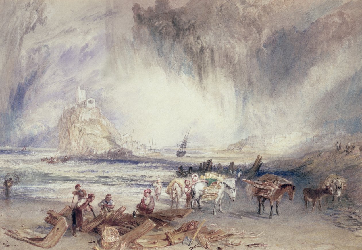Góra św. Michała autorstwa Joseph Mallord William Turner