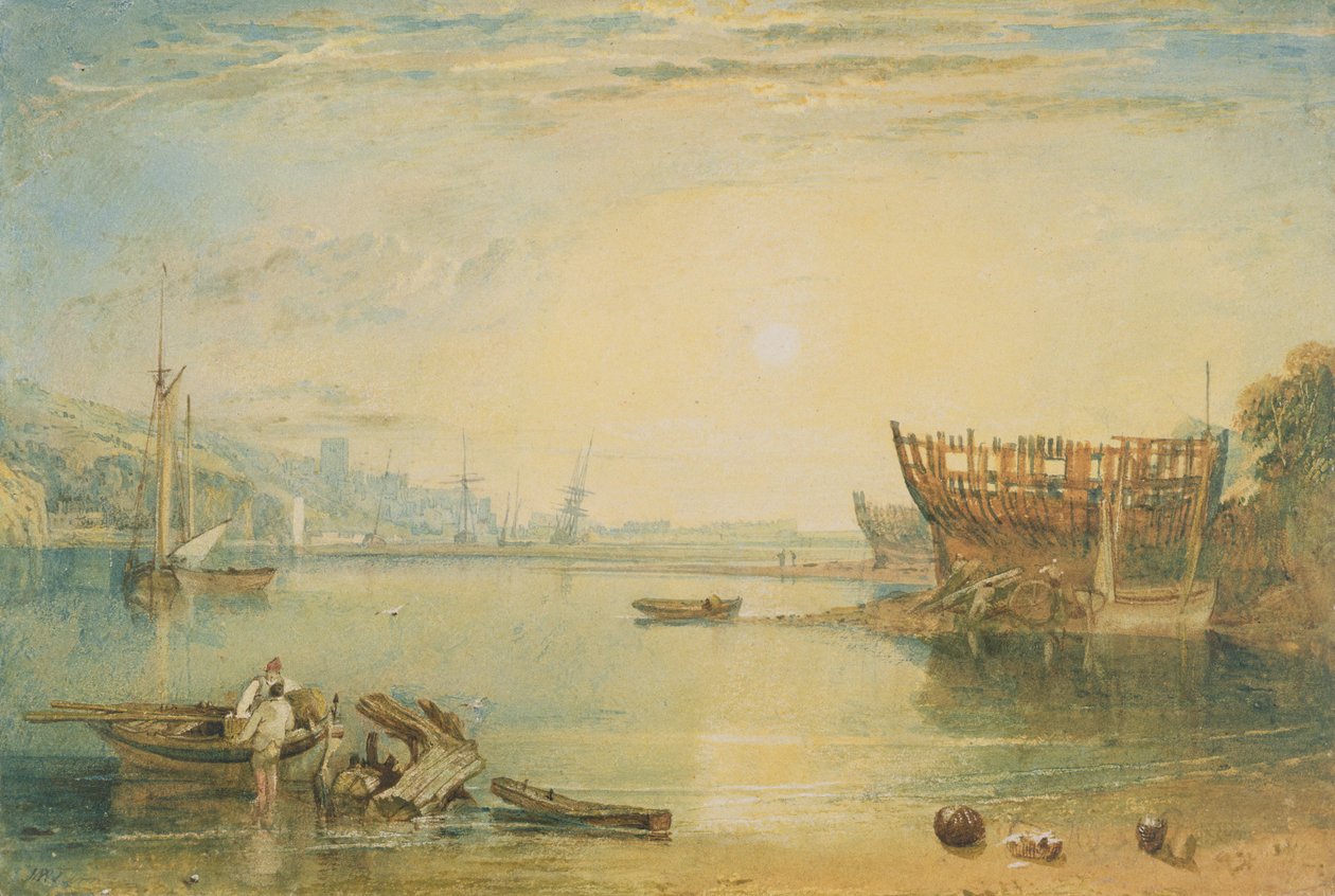Teignmouth, Devonshire, apie 1813 m. poli autorstwa Joseph Mallord William Turner