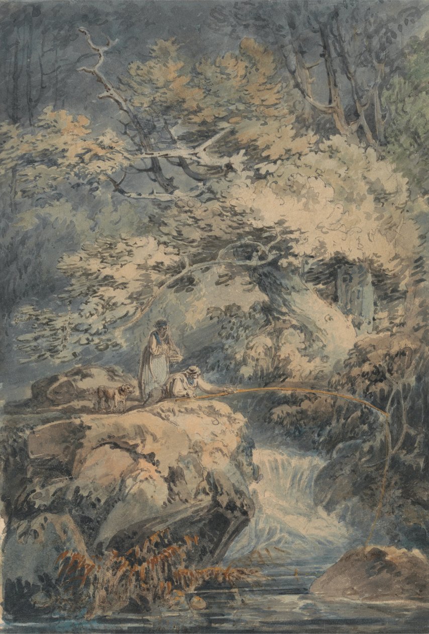 Wędkarz autorstwa Joseph Mallord William Turner