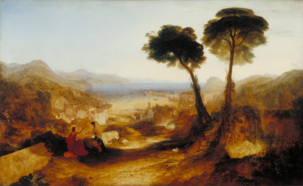 Zatoka Baiae z Apollo i Sybilli autorstwa Joseph Mallord William Turner