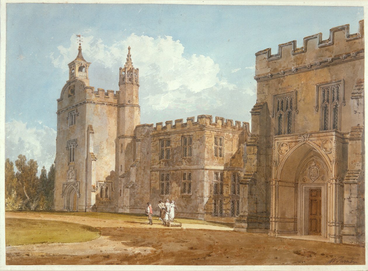 Pałac Biskupi, Salisbury, ok. 1795 autorstwa Joseph Mallord William Turner