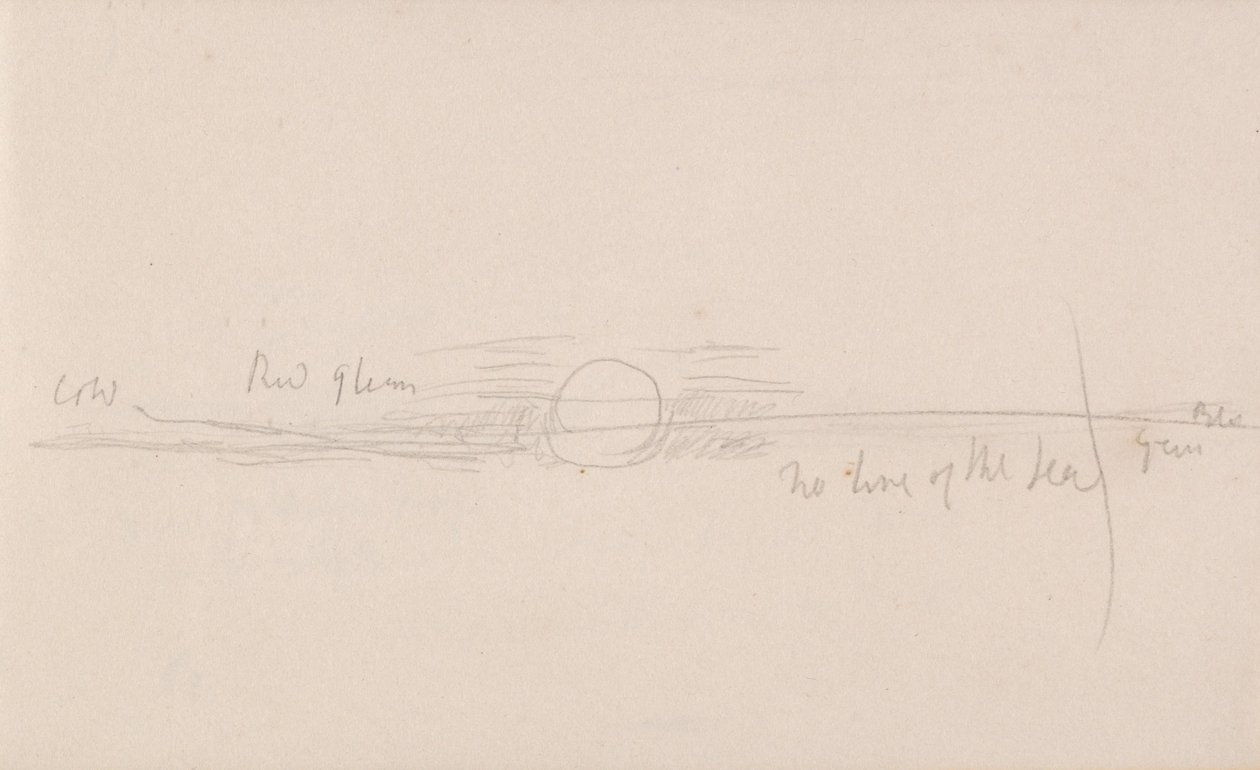 Szkicownik kanału autorstwa Joseph Mallord William Turner