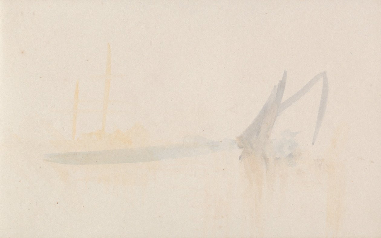 Szkicownik kanału autorstwa Joseph Mallord William Turner