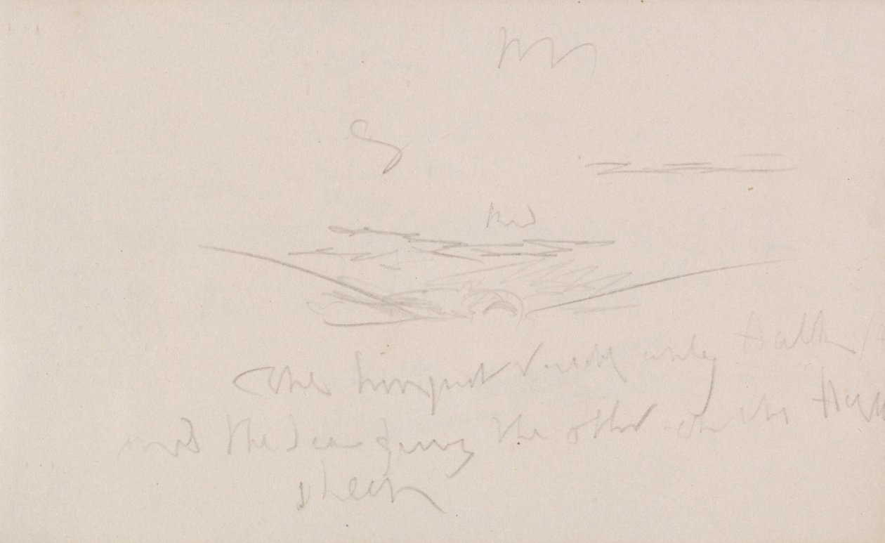 Szkicownik kanału autorstwa Joseph Mallord William Turner