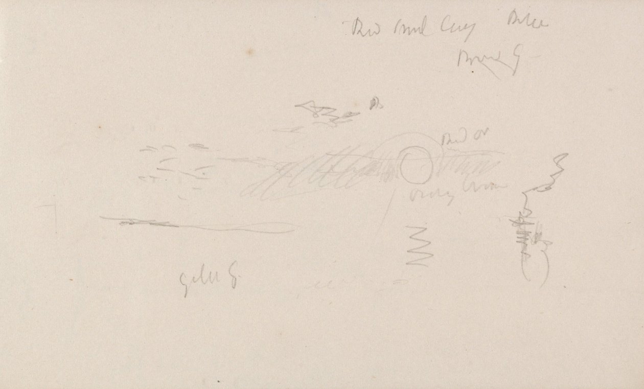 Szkicownik kanału autorstwa Joseph Mallord William Turner