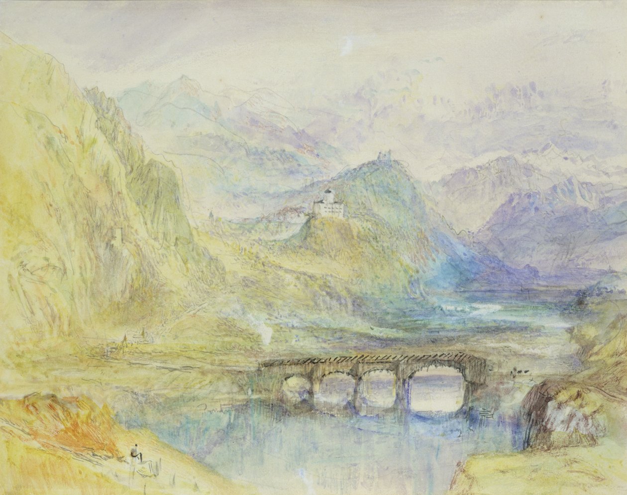 Dolina Domleschg autorstwa Joseph Mallord William Turner