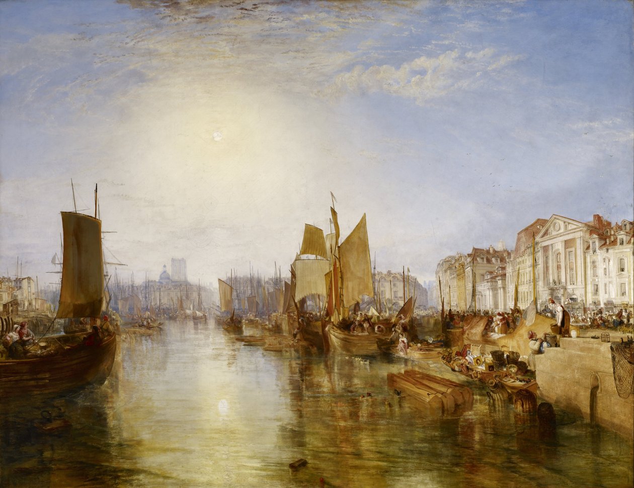 Port Dieppe autorstwa Joseph Mallord William Turner