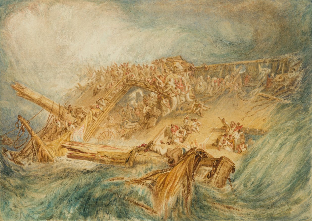 Utrata mieszkańca Indii Wschodnich, ok. 1818 r autorstwa Joseph Mallord William Turner