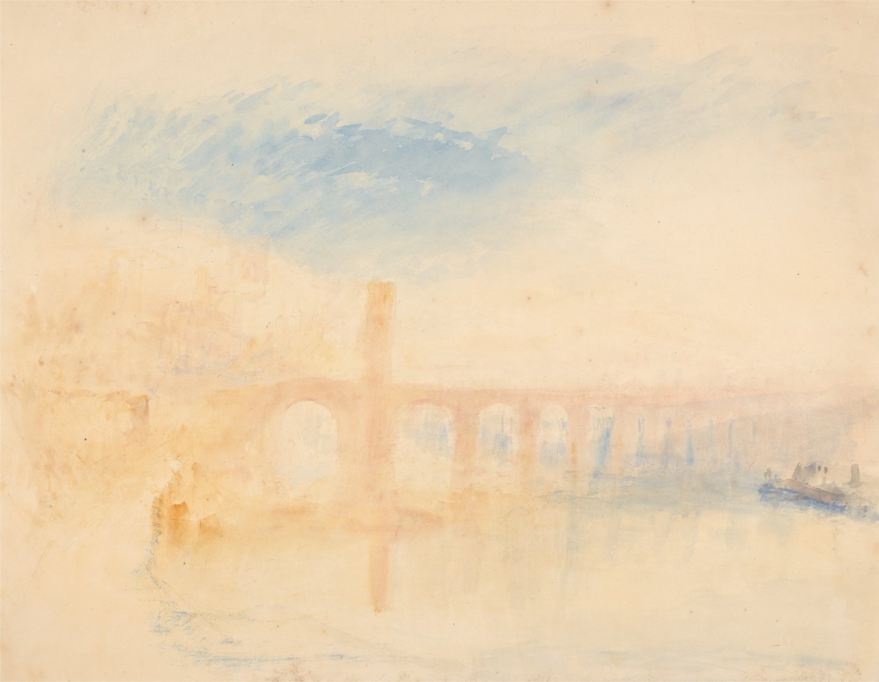 Most Mozeli, Koblencja autorstwa Joseph Mallord William Turner