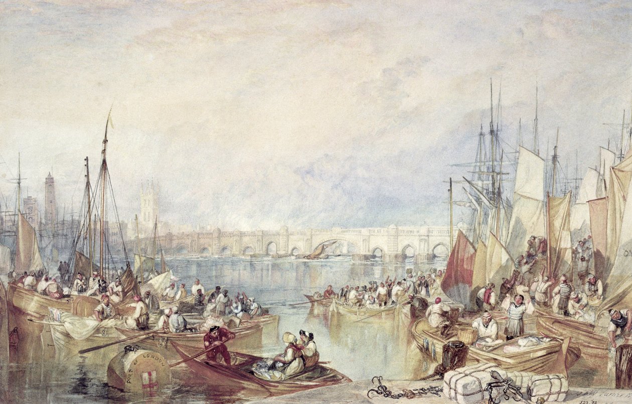 Port w Londynie autorstwa Joseph Mallord William Turner