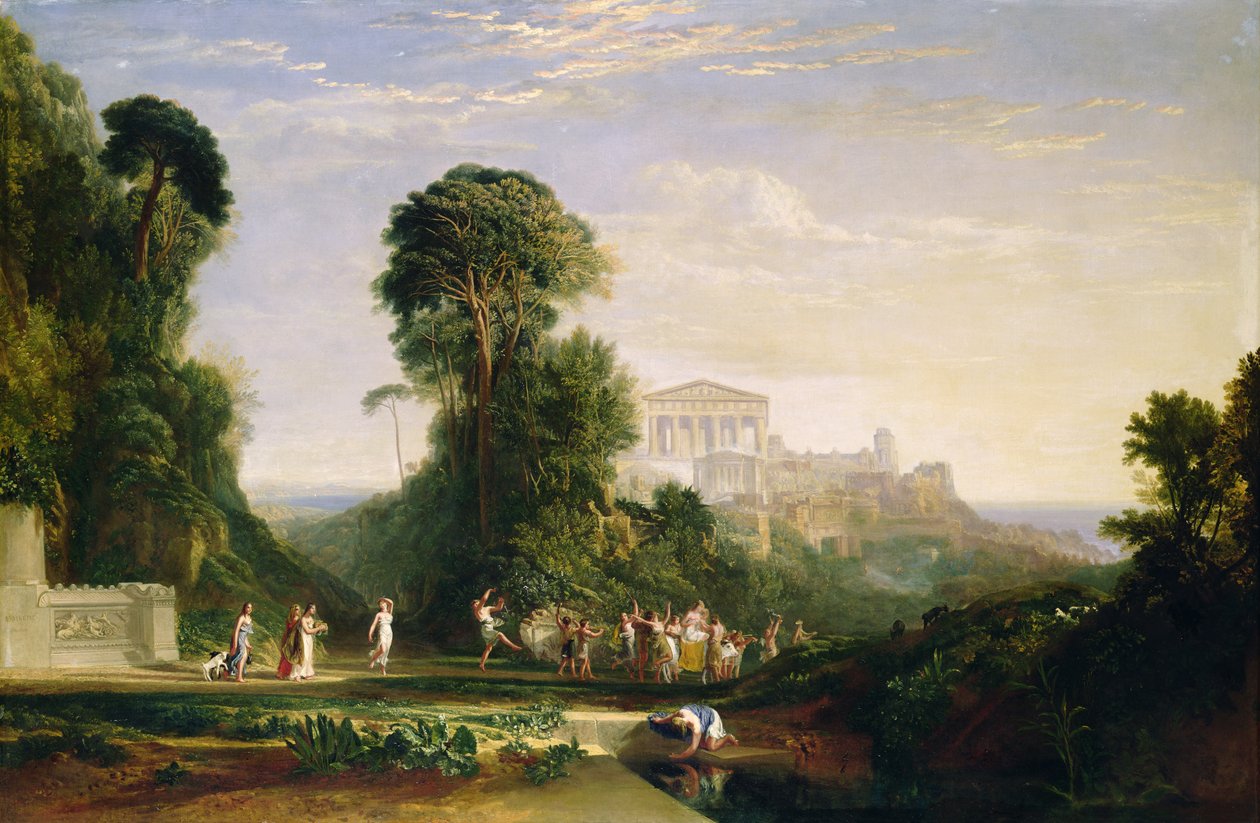Świątynia Jowisza - Odrodzony Prometeusz autorstwa Joseph Mallord William Turner