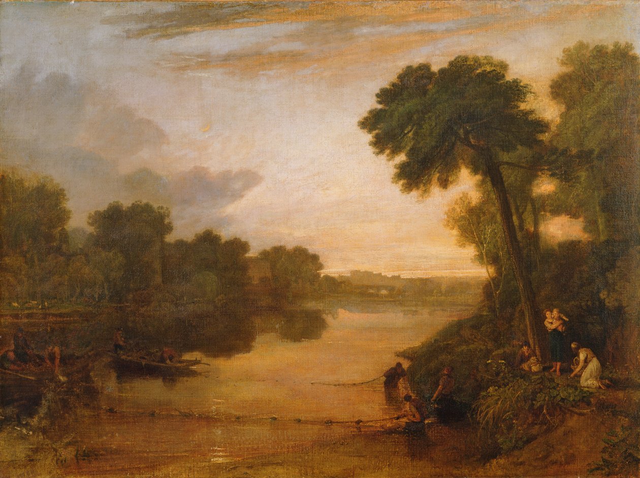 Tamiza koło Windsoru, ok. 1807 autorstwa Joseph Mallord William Turner