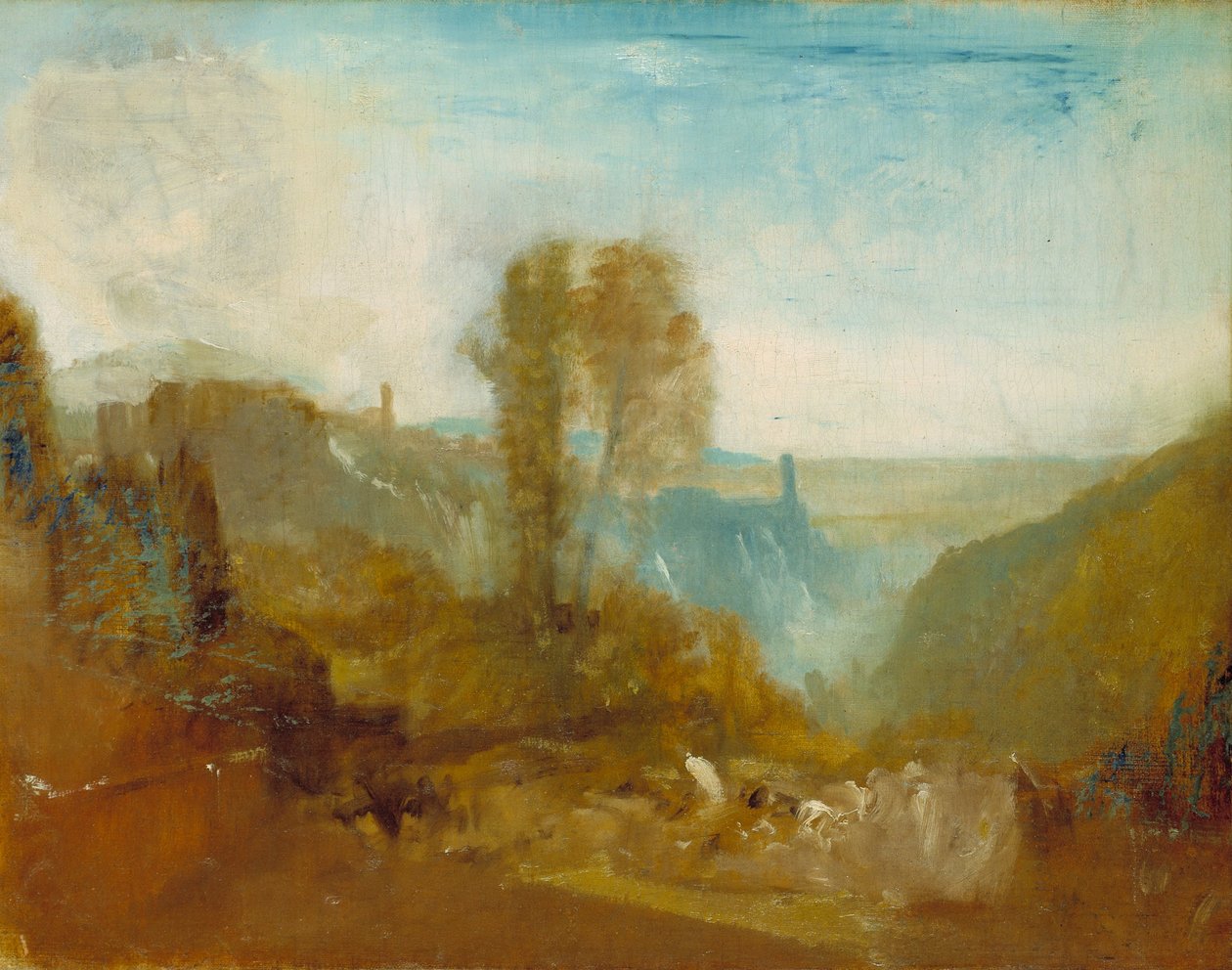 Tivoli, Cascatelle autorstwa Joseph Mallord William Turner