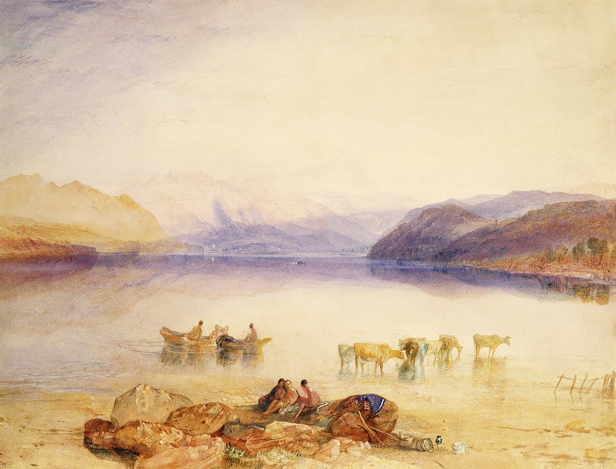 Ullswater autorstwa Joseph Mallord William Turner