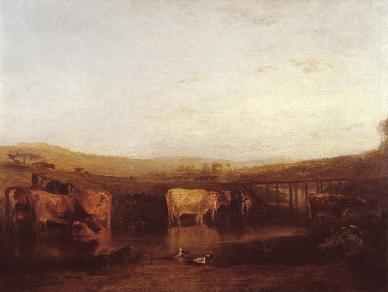 Związek Tamizy i Izydy (Dorchester Mead, Oxfordshire) autorstwa Joseph Mallord William Turner