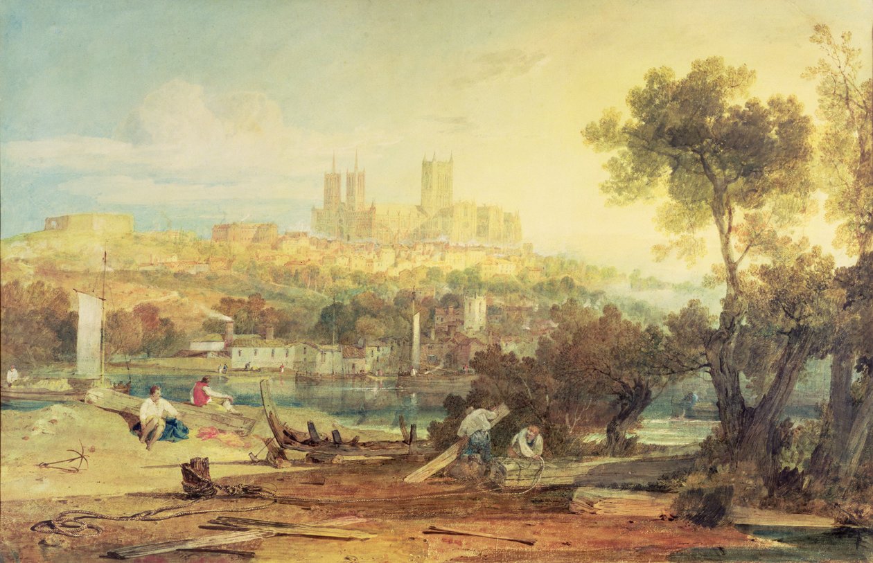 Widok Lincolna autorstwa Joseph Mallord William Turner