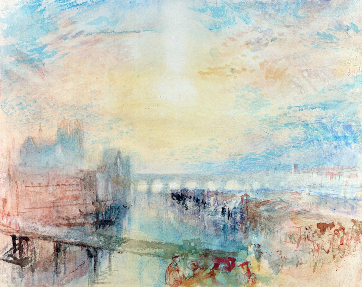 Widok na Lyon autorstwa Joseph Mallord William Turner