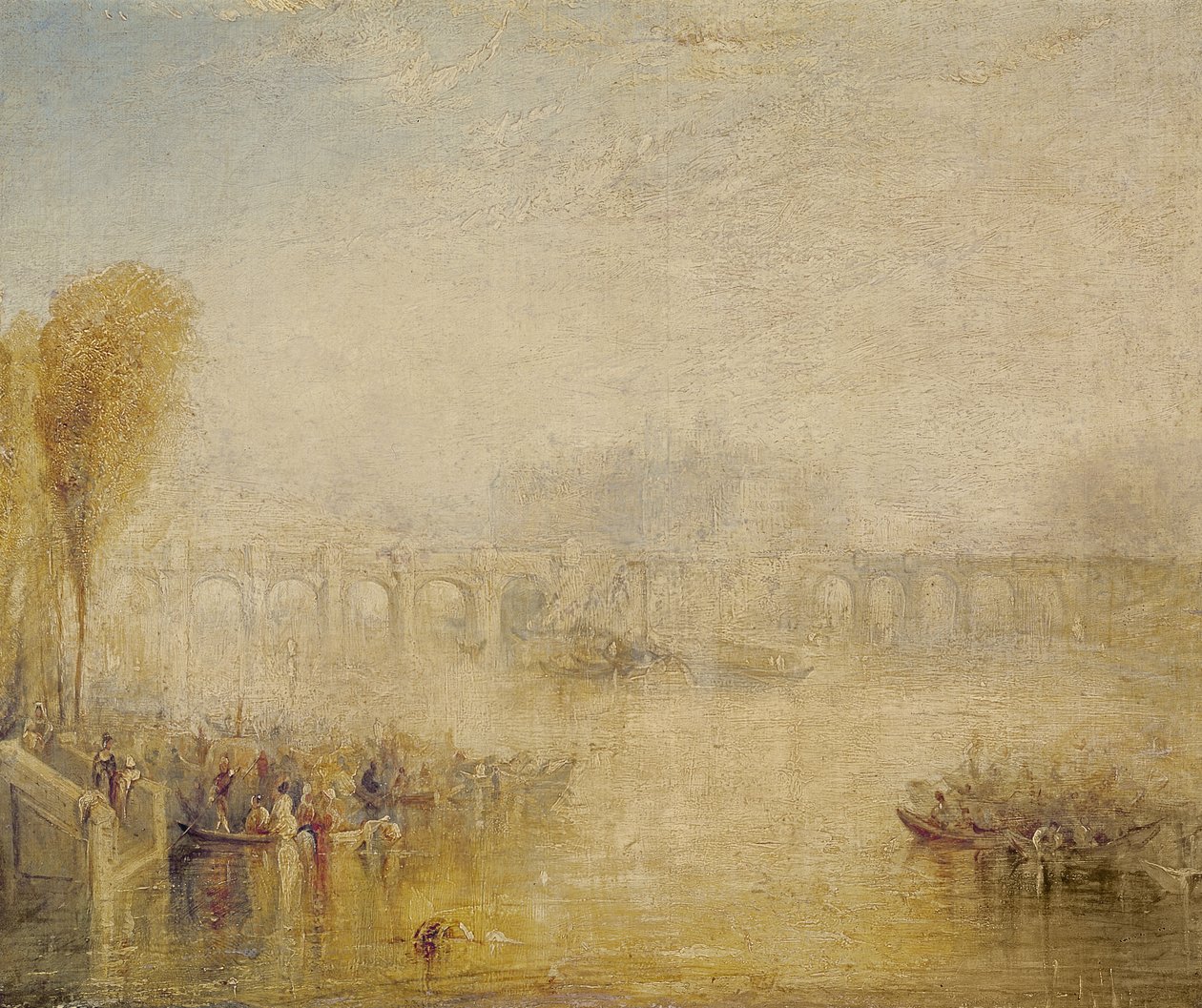 Widok na Pont Neuf, Paryż autorstwa Joseph Mallord William Turner