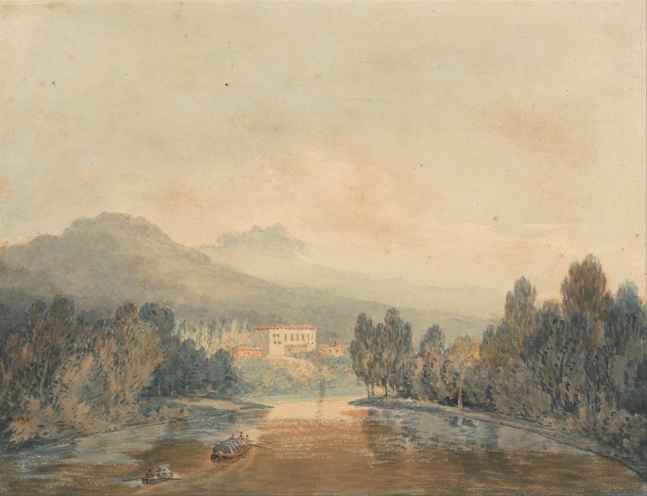 Willa Salviati na Arno autorstwa Joseph Mallord William Turner
