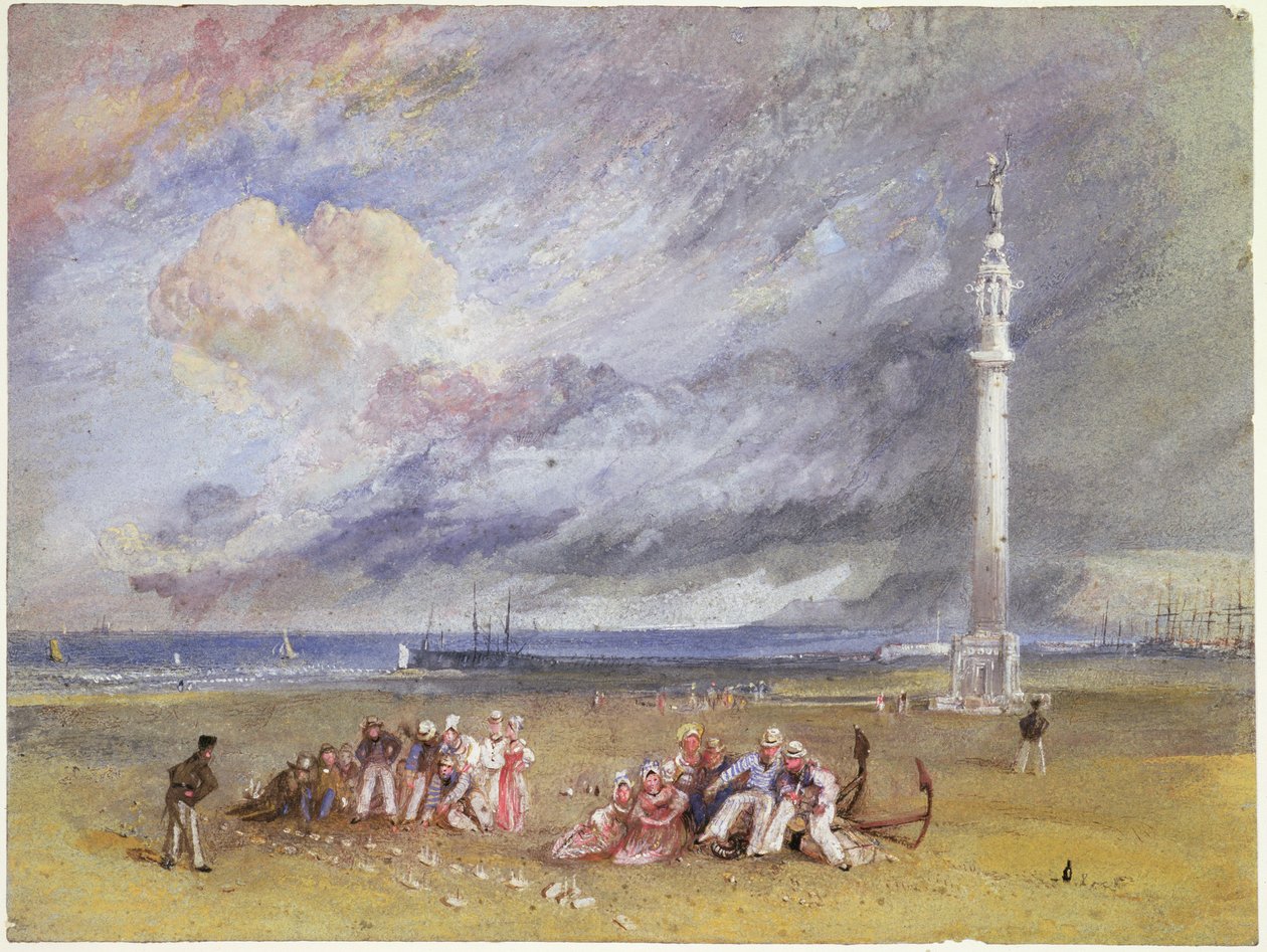 Piaski Yarmouth, ok. 1824-30 autorstwa Joseph Mallord William Turner