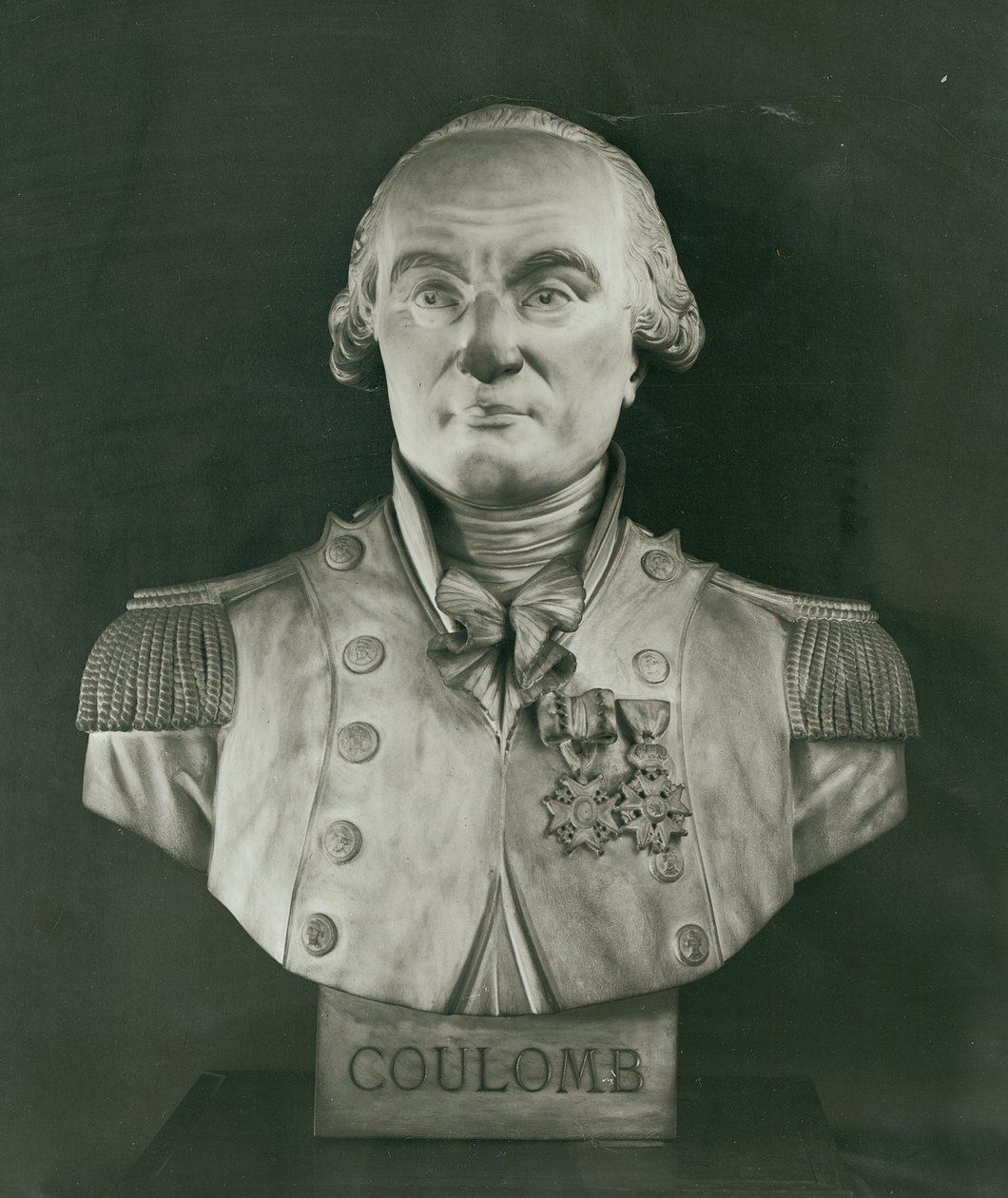 Popiersie Charlesa de Coulomb (1736-1806) autorstwa Joseph Marius Ramus
