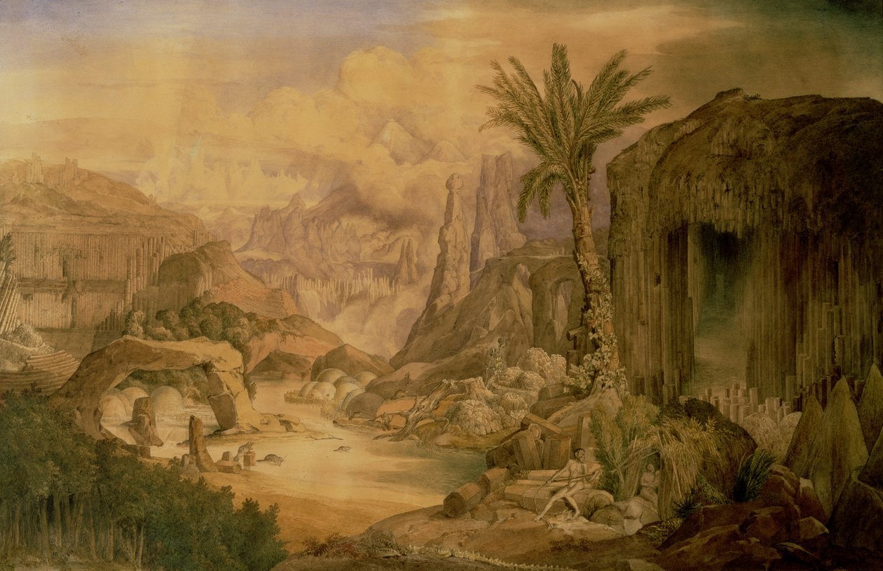 Architektura: jej naturalny model, ok. 1838 r. autorstwa Joseph Michael Gandy