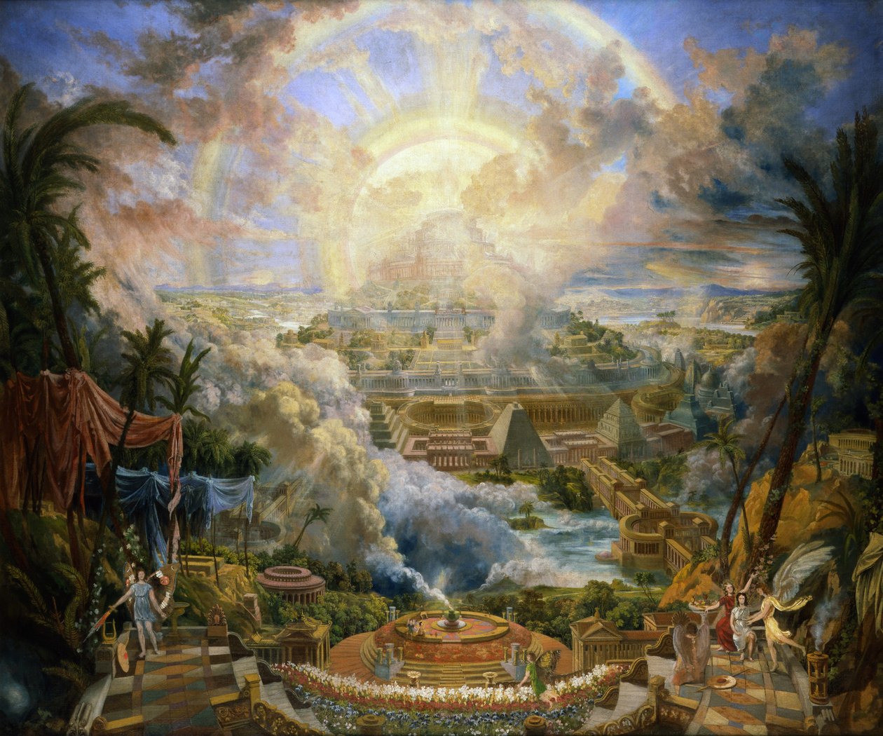 Góra Zgromadzeń, 1818 r. autorstwa Joseph Michael Gandy