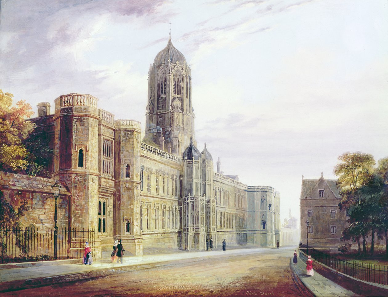 Kościół Chrystusa, Oksford autorstwa Joseph Murray Ince