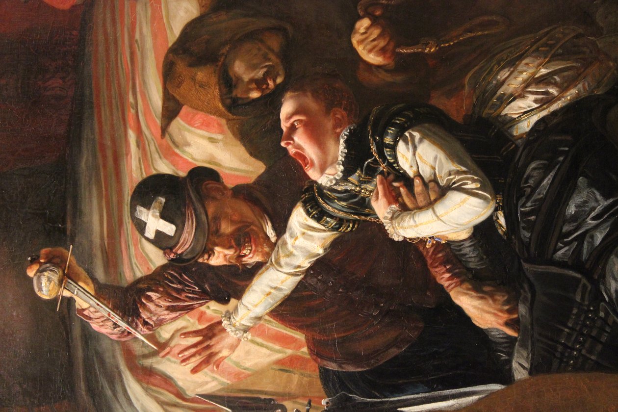 Scena z dnia św. Bartłomieja autorstwa Joseph Nicolas Robert Fleury