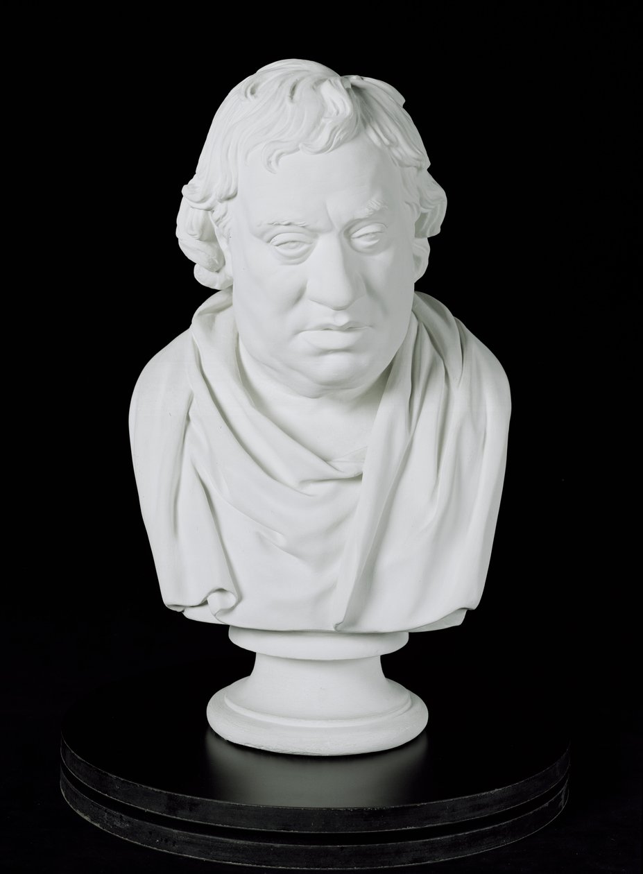 Samuel Johnson (1709-84) 1777 (tynk) autorstwa Joseph Nollekens