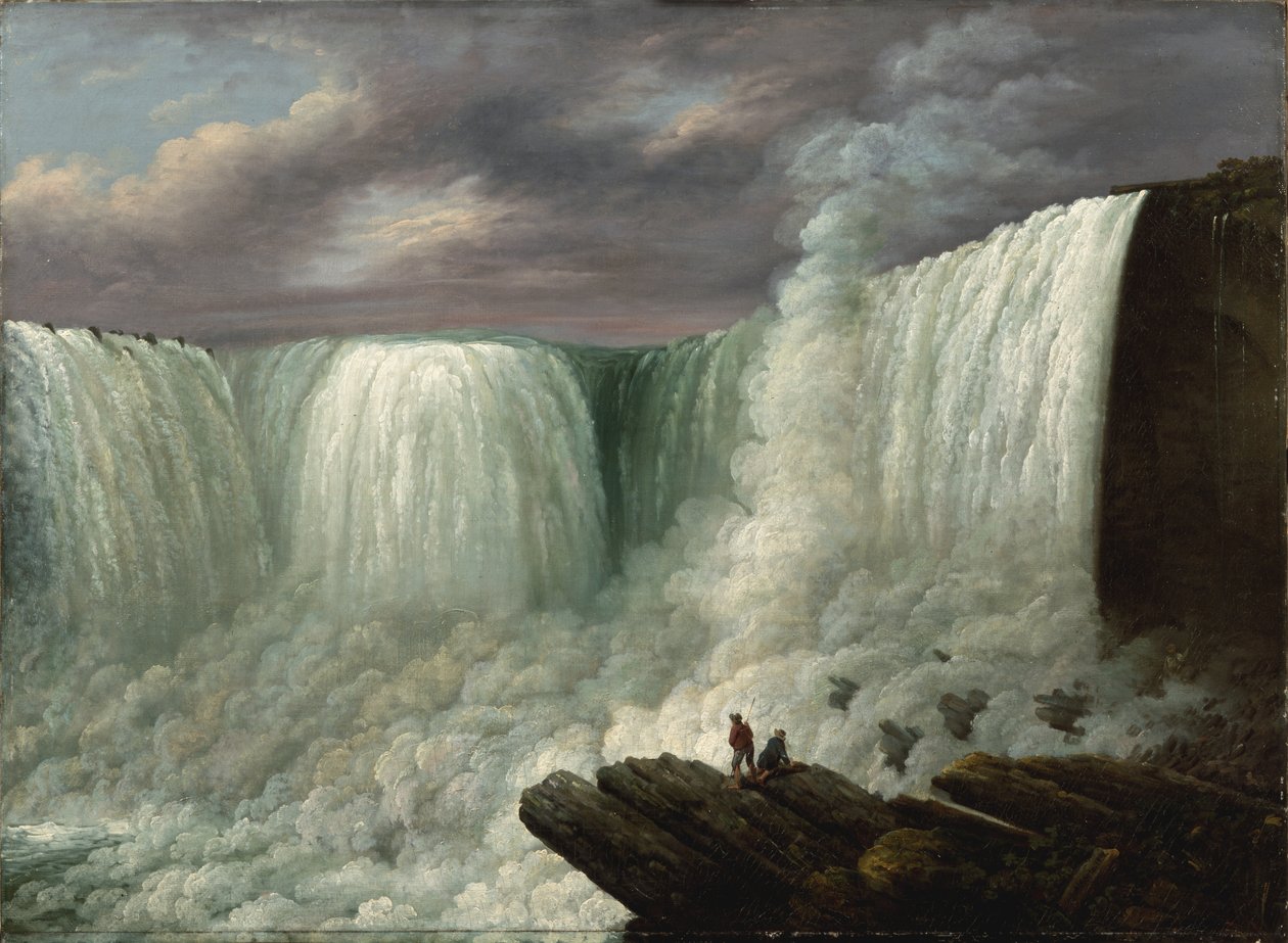 Wodospad Niagara, 1818 r. autorstwa Joseph Otis Minott