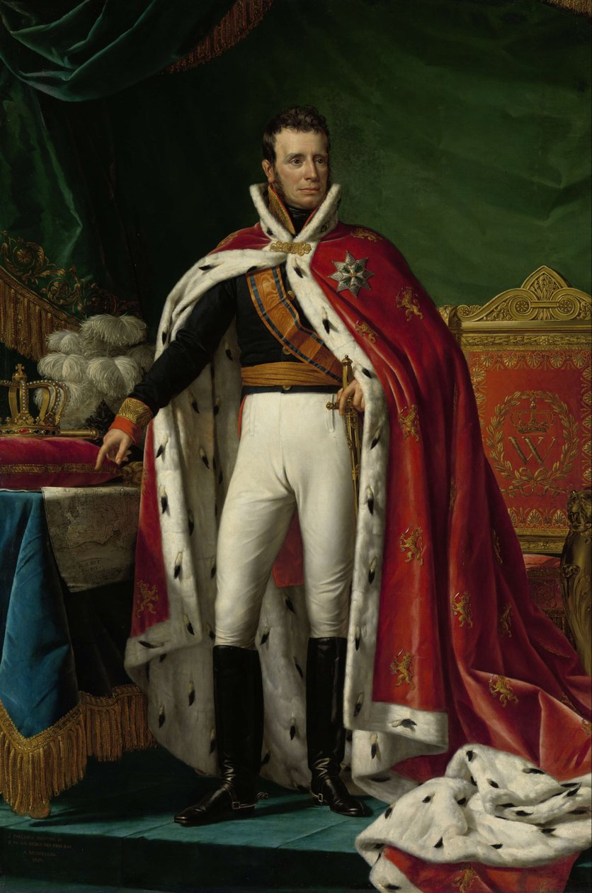 Portret Wilhelma I, króla Holandii autorstwa Joseph Paelinck