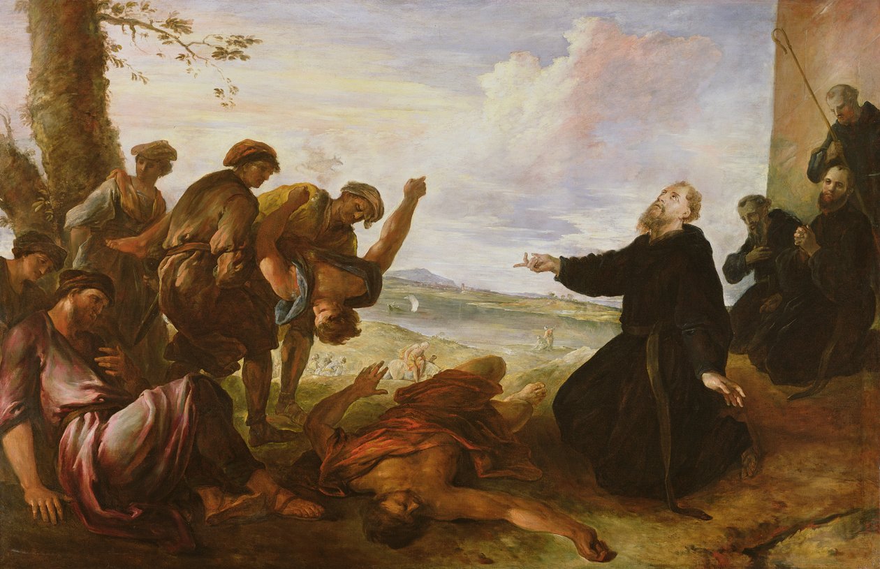 św. Augustyn pomaga chorym autorstwa Joseph Parrocel