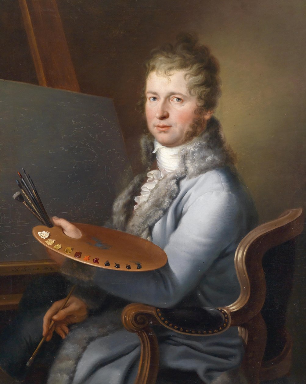 Portret Franza Stöbera (1760-1834) według tradycji rodzinnej autorstwa Joseph Salomon