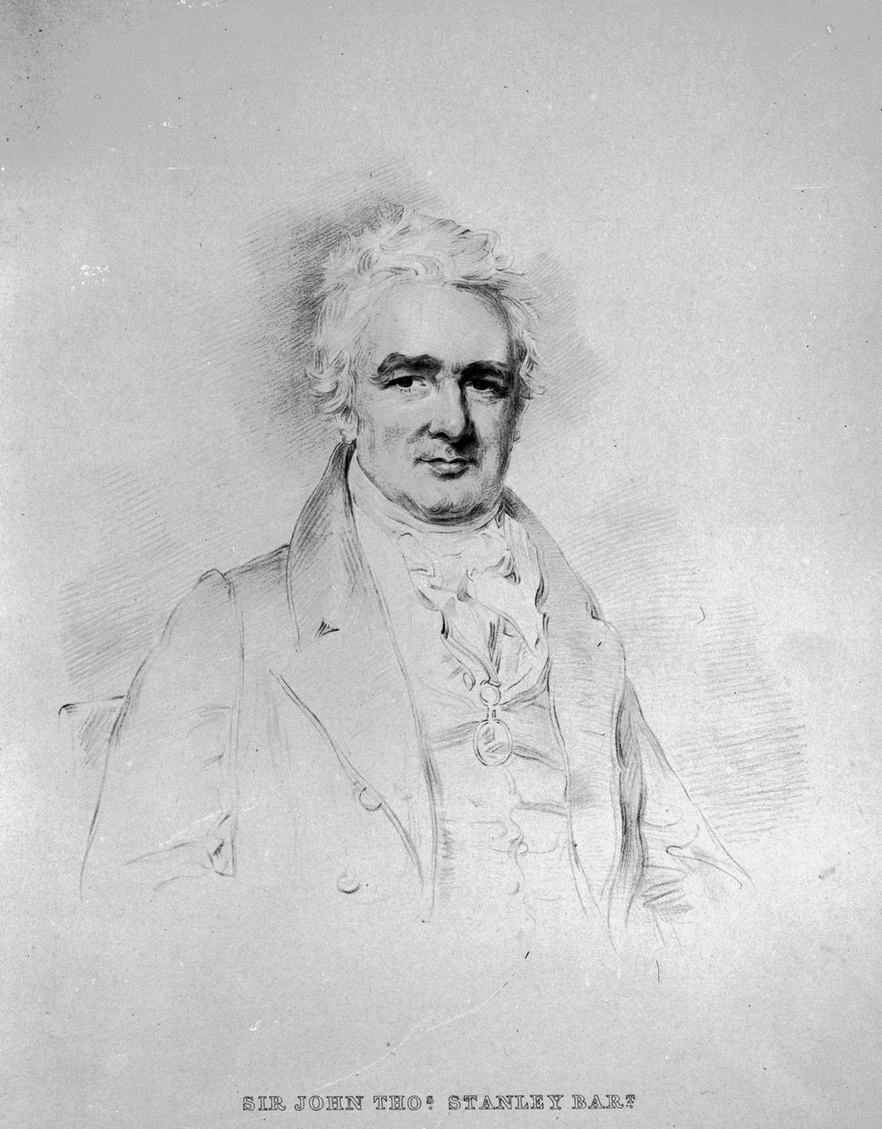 Sir John Thomas Stanley Bart, 1. Lord Stanley of Alderley, grawerowane przez Izaaka W. Slatera autorstwa Joseph Slater