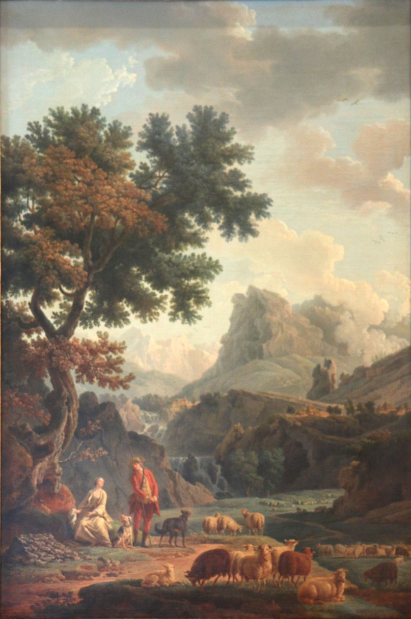 Pasterka Alp autorstwa Claude Joseph Vernet