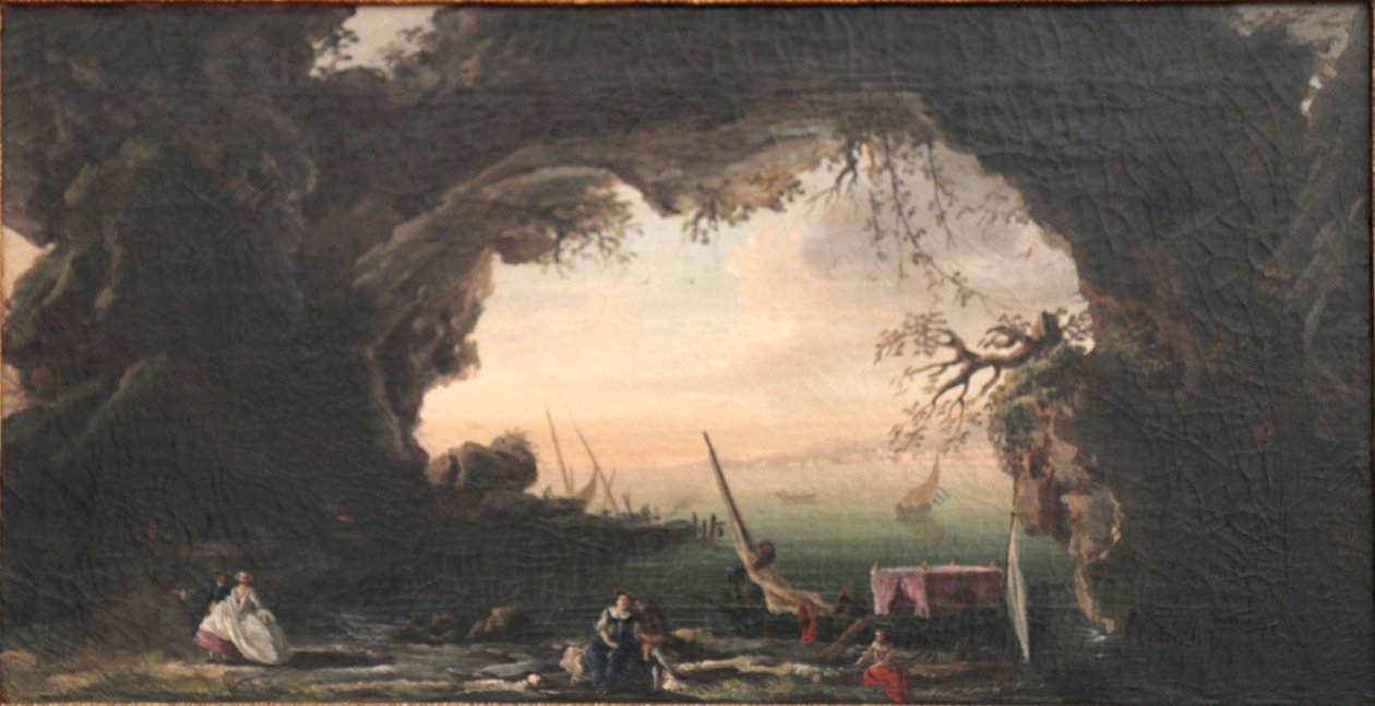 Włoska gondola autorstwa Claude Joseph Vernet