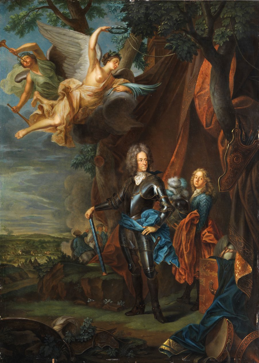 Portret Maksymiliana II Emanuela, elektora Bawarii (1687) autorstwa Joseph Vivien