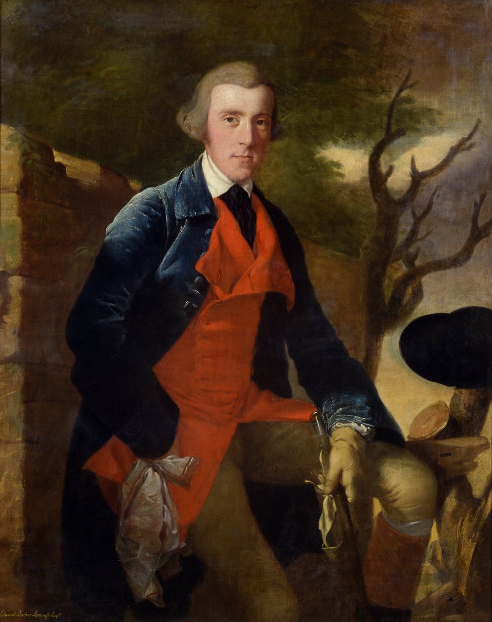 Edward Becher Leacroft z Wirksworth autorstwa Joseph Wright of Derby