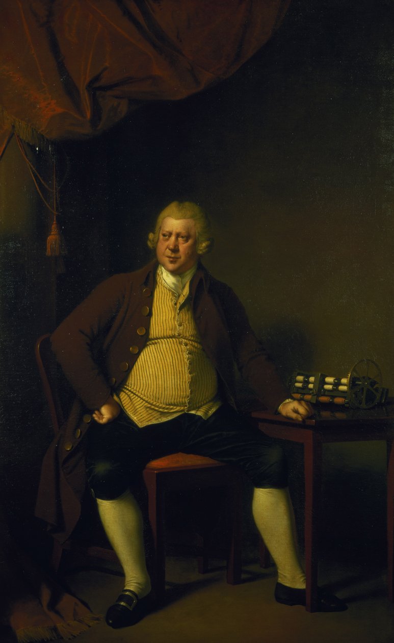 Sir Richard Arkwright, 1789-90 autorstwa Joseph Wright of Derby