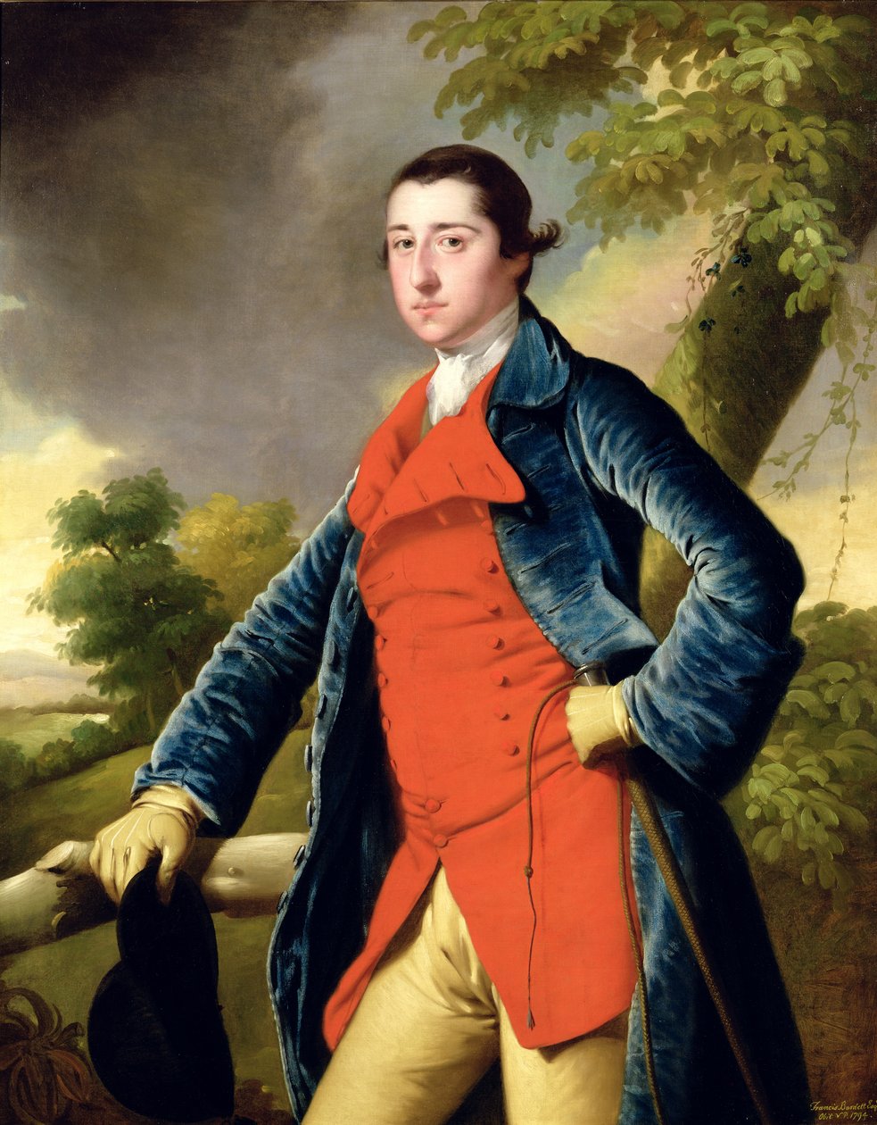 Franciszek Burdett autorstwa Joseph Wright of Derby