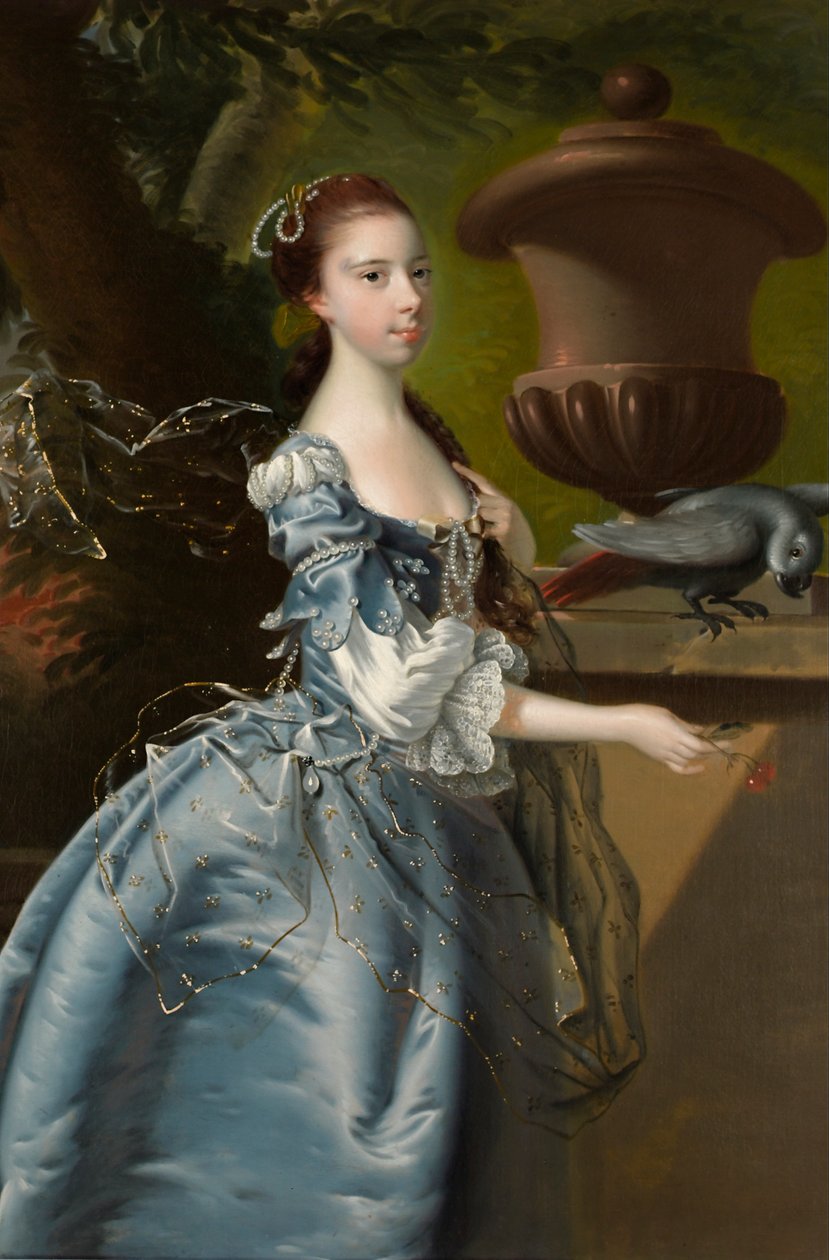 Panna Jane Monck, 1760 autorstwa Joseph Wright of Derby