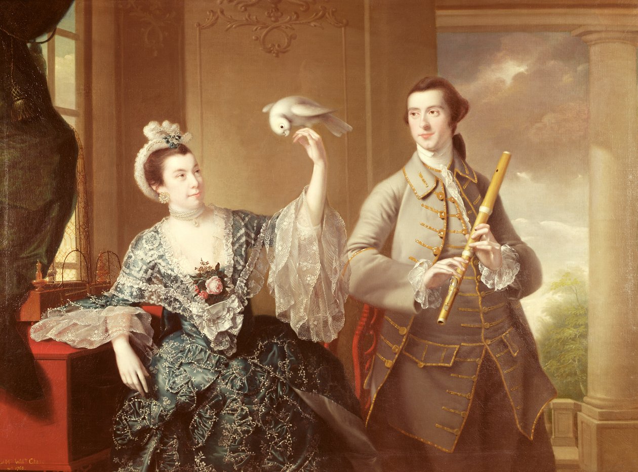 Pan i Pani William Chase autorstwa Joseph Wright of Derby
