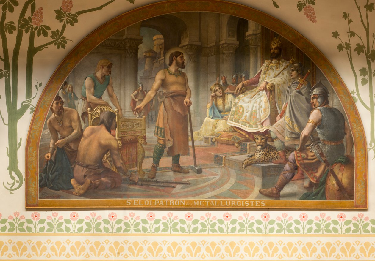 Kościół Notre Dame du Travail autorstwa Joseph (active 1880-c.1917) Uberti