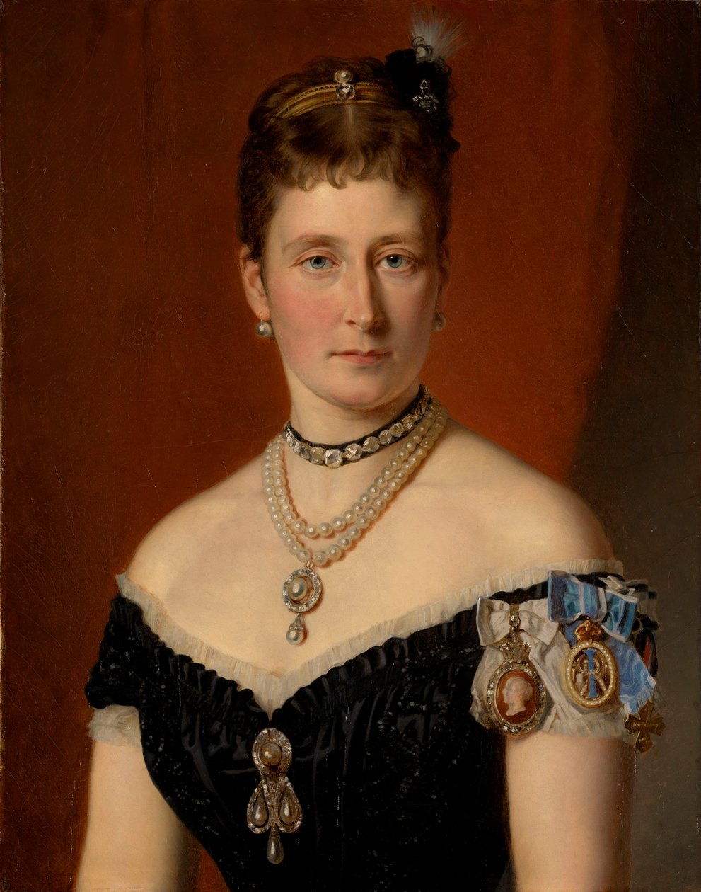 Księżniczka Alicja Wielkiej Brytanii 1843-1878, Wielka Księżna Hesji i Renu, 1879. autorstwa Joseph Adam Hartmann