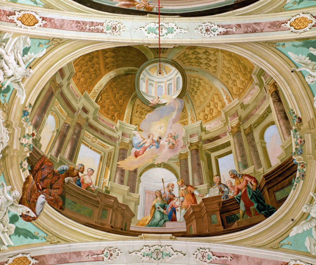 Prezentacja w świątyni autorstwa Joseph Adam von Mölk