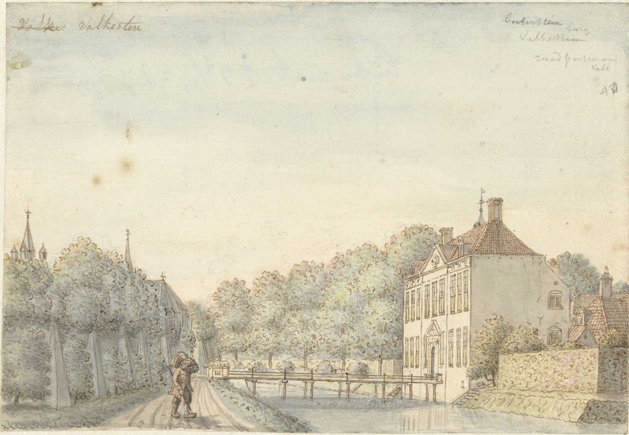 Huis Barbistein w Heinkensand autorstwa Joseph Adolf Schmetterling